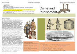 Crime and Punishment - Eastergate CE Primary School