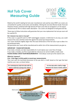 Hot Tub Cover Measuring Guide