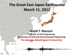 The Great East Japan Earthquake March 11, 2011