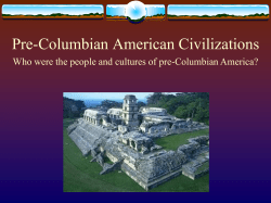 Pre-Columbian American Civilizations