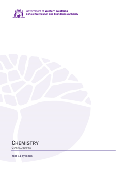 CHEMISTRY - SCSA - School Curriculum and Standards Authority