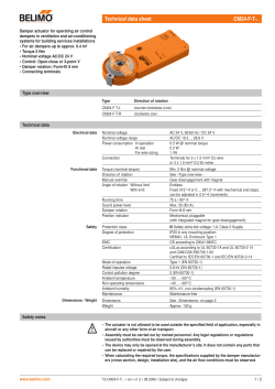 Technical data sheet CM24-FT