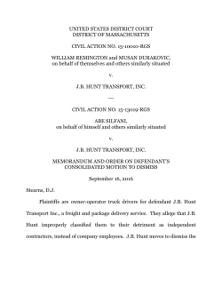 Motion to Dismiss in case 1:15-cv-10010-RGS