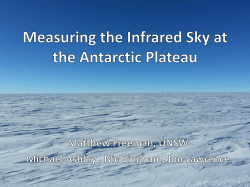 The Infrared Sky in the Antarctic Plateau