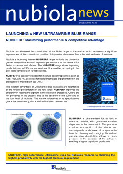 launching a new ultramarine blue range