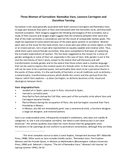 Three Women of Surrealism