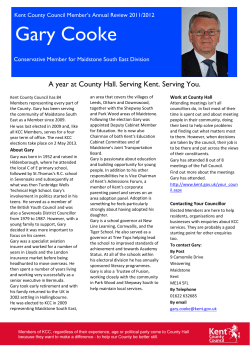 Gary Cooke - Committees