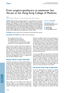 HISTORY - Royal College of Physicians of Edinburgh