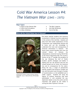 Cold War America Lesson #4: The Vietnam War (1945 &ndash; 1975)