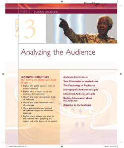 Analyzing the Audience - McGraw Hill Higher Education