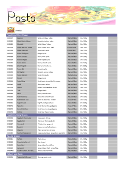 Divella - Continental Quattro Stagioni