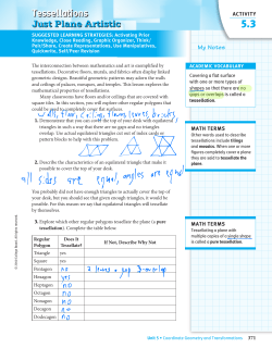 Tessellations - tristanbates