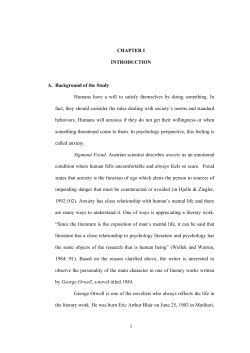 CHAPTER I INTRODUCTION A. Background of the Study Humans