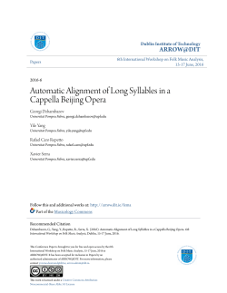 Automatic Alignment of Long Syllables in a Cappella