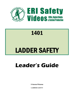 LADDER SAFETY - erisafetyvideos.com