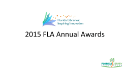 Awards - Florida Library Association