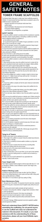 general safety notes - Oldfields Holdings Limited