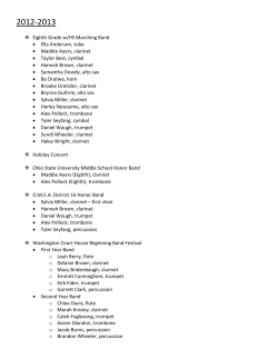 Eighth Grade w/HS Marching Band • Ella Anderson, tuba • Maddie