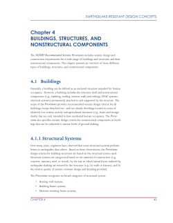 Chapter 4 BUILDINGS, STRUCTURES, AND