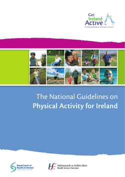 The National Guidelines on Physical Activity for Ireland