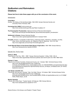 Take Home Citations - Kansas Humanities Council