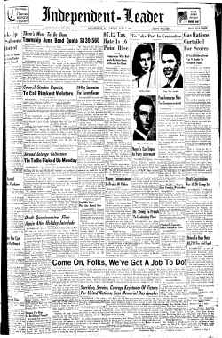 Come On, Folks, We`ve Got A Job To Do!