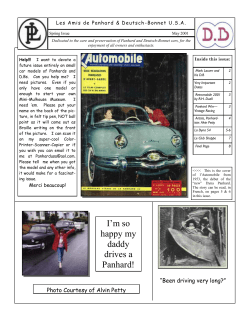 I`m so happy my daddy drives a Panhard!