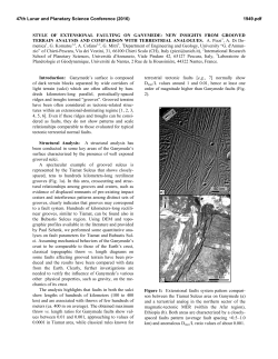 style of extensional faulting on ganymede: new insights from