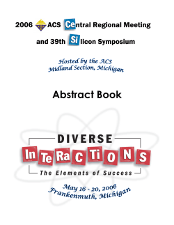 2006 Program - Central Region ACS