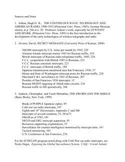 Sources and Notes 1. Aitken, Hugh GH, THE CONTINUOUS WAVE