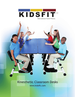 Kinesthetic Classroom Desks