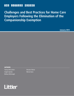 Challenges and Best Practices for Home Care Employers Following