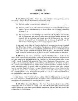 Third party notice - Bombay High Court