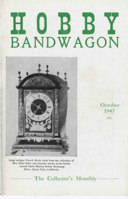 Hobby Bandwagon, October, 1947, Vol. 2, No. 9