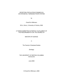 Sportfish population dynamics in an intensely