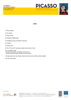INDEX 1) Press release 2) Fact Sheet 3) Photo