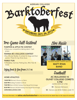 Pre-Game Fall Festival Live Music