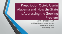 Prescription Opioid Use in Alabama