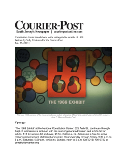 Constitution Center travels back to the unforgettable months of 1968