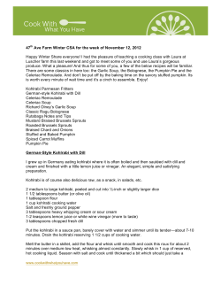 47th Ave Recipe Packet November 12
