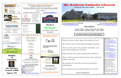 May 21st - St. Andrew Catholic Church