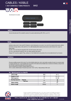 SVCZ for 5 core cables