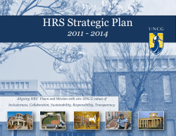 The Strategic Plan for Organizational Effectiveness in Human