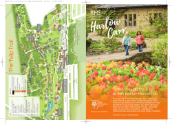 the Tulip Trail map