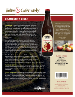 Cranberry Cider - tietonciderworks.com