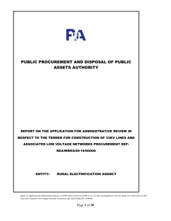 Spencon Services Vs Rural Electrification Agency