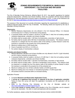 Medical Marijuana - City of Glendale