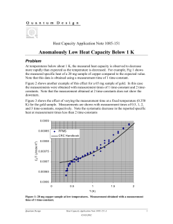 Anomalously Low Heat Capacity Below 1 K