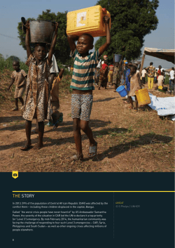 the story - Global Humanitarian Assistance