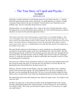 The True Story of Cupid and Psyche